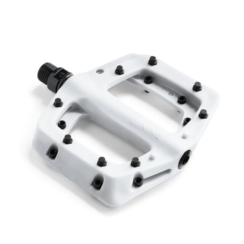 bicycle tire tape-Ronin Platform BMX Pedals - White