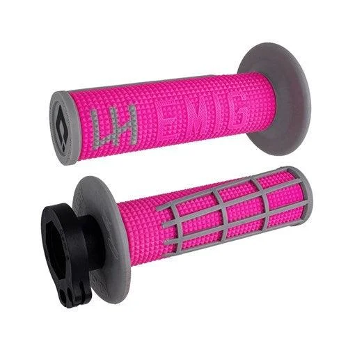 bicycle downhill frame-ODI MX V2 EMIG 2.0 LOCK ON GRIP  2T/4T - PINK/GREY