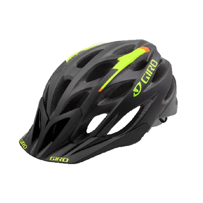 bicycle hill tires-Giro Phase MTB Helmet - Matt Black-Lime-Flame - 2017