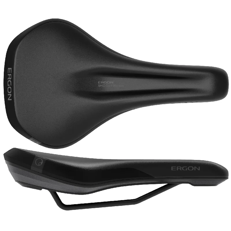 bicycle GPS tires-Ergon SMC Core Womens Saddle - MD/LG Black/Gray