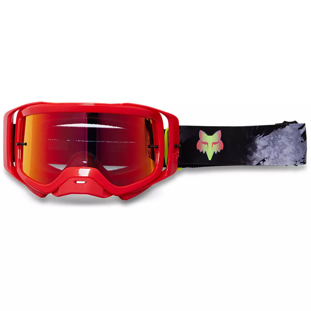 bicycle tire bead-Fox Racing Airspace Dkay Goggle - Spark - Fluorescent Red