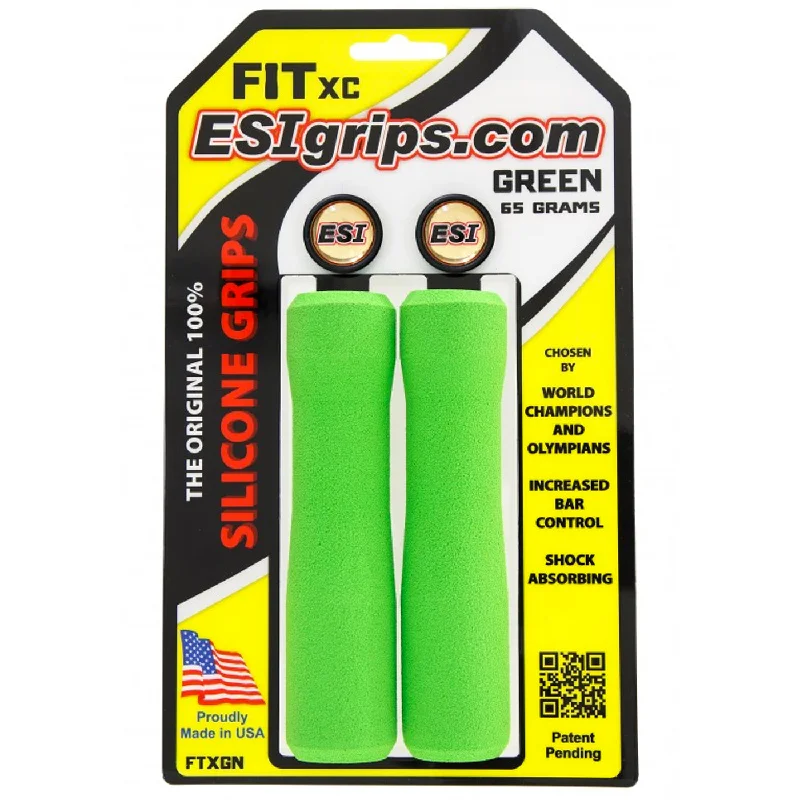 bicycle brake tires-Manopole Esigrips Fit XC - Verde