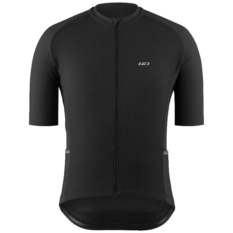 bicycle track frame-Louis Garneau Lemmon 4 Short Sleeve Road Jersey - Black - 2022