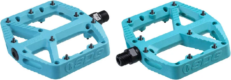 bicycle sprint tires-SDG Comp Pedals Turquoise