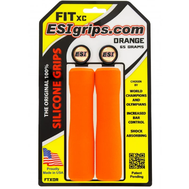 bicycle cleat tires-Manopole Esigrips Fit XC - Arancione