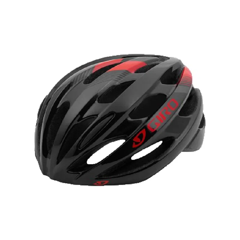 bicycle commuter tires-Giro Trinity MTB Helmet - Black-Bright Red