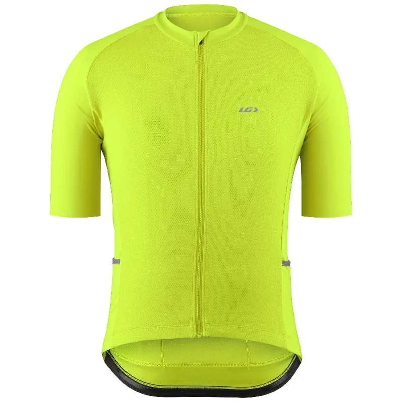 bicycle sprint frame-Louis Garneau Lemmon 4 Short Sleeve Road Jersey - Bright Yellow - 2022