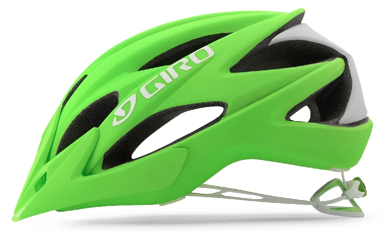 bicycle seatpost length-Giro XAR MTB Helmet - Matt Bright Green