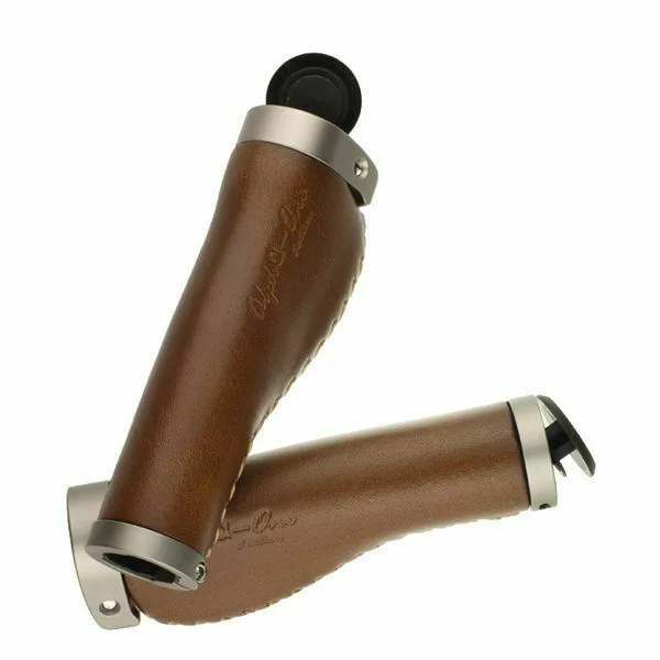 bicycle stem spacer-CyclingDeal Mountain Bike Bicycle Handlebar Grips Real Leather