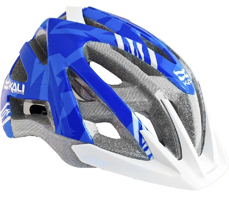 bicycle brake fix-Kali Avita Composite MTB Helmet - Zebra - Blue