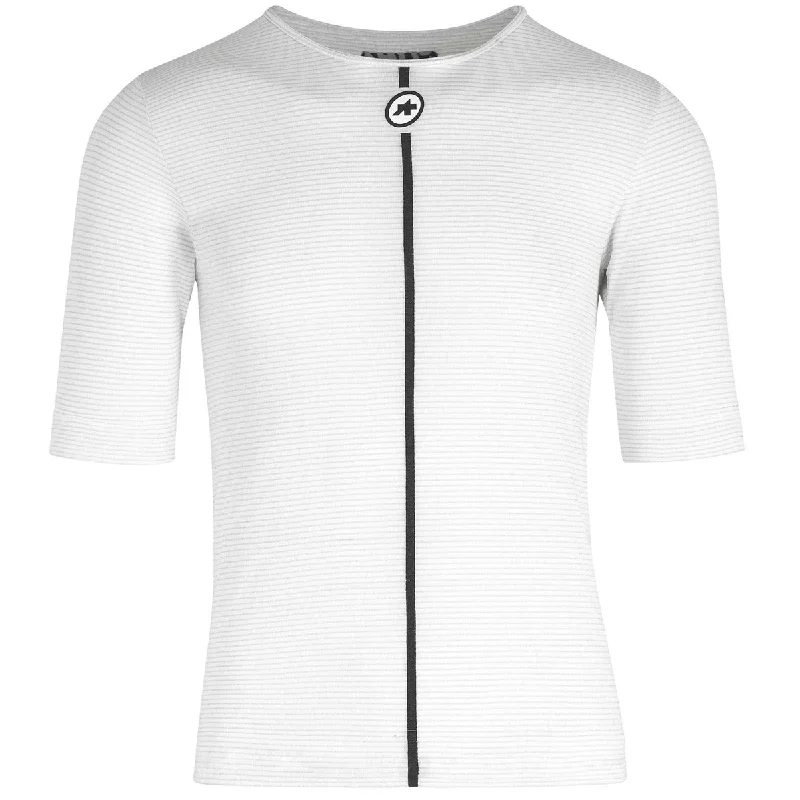 bicycle urban tires-Maglia intima Assos Assosoires Summer SS Skin - Bianco