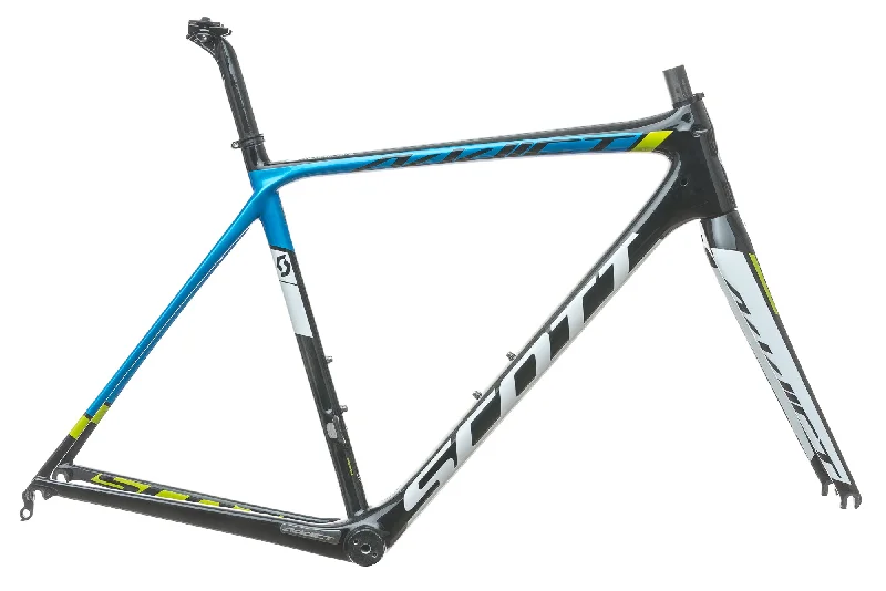 bicycle fit guide-Scott Addict Team 54cm Bike Frame Set - 2015