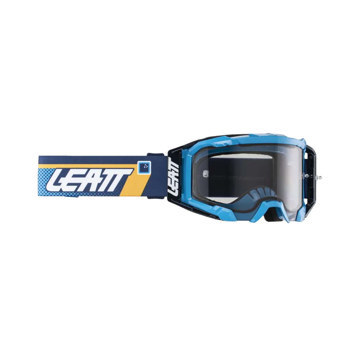 bicycle shoe compatibility-Leatt Velocity 5.5 MTB Goggle - Ink-Light Gray - 2024