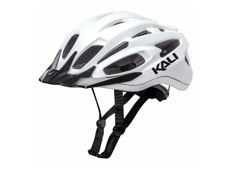 bicycle stack measurement-Kali Alchemy Elevate MTB Helmet - Matt White-Black