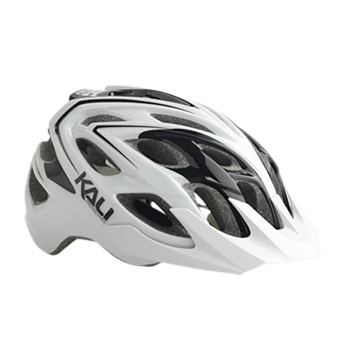 bicycle cleaner wipe-Kali Chakra Plus MTB Helmet - Sonic White-Black