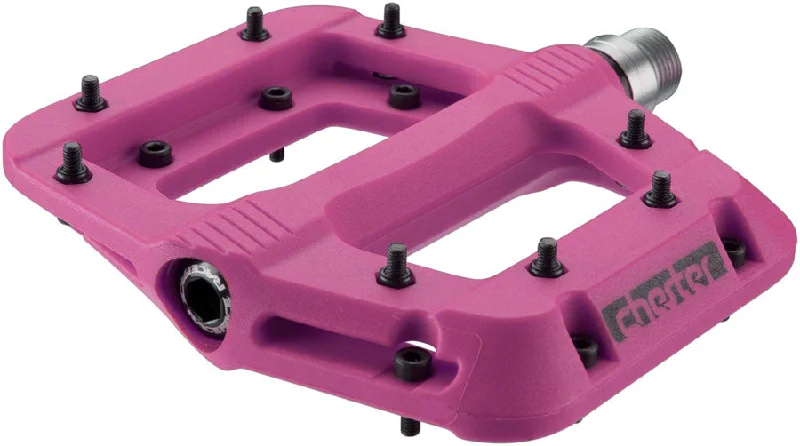 bicycle cleaner frame-Race Face Chester (2023) Composite Pedals Magenta