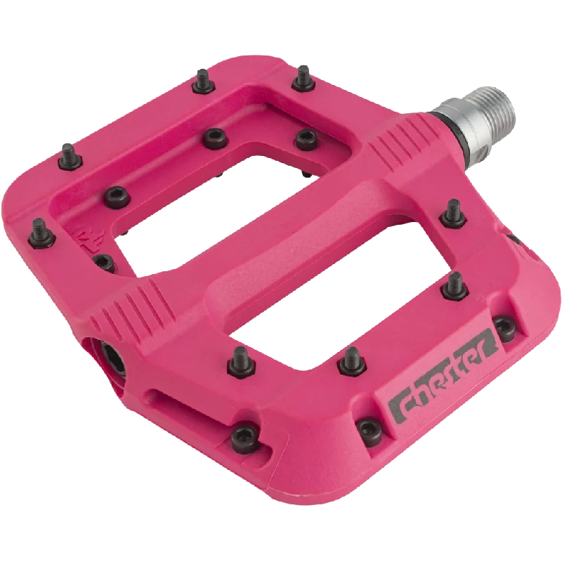 bicycle tire compound-Chester 9/16 Magenta Platform Pedal