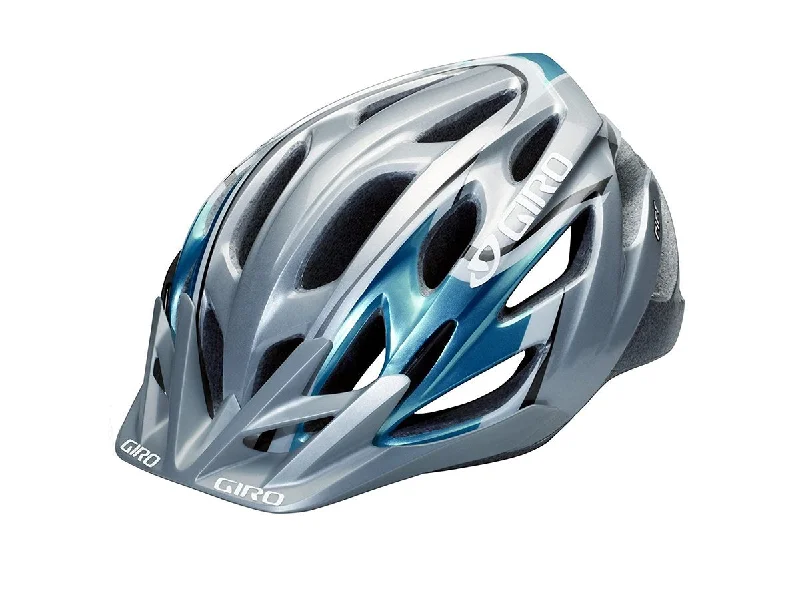 bicycle saddle tires-Giro Rift XC Helmet - Silver-Ice Blue