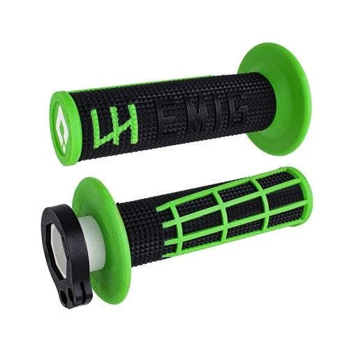 bicycle fork stiffness-ODI MX V2 EMIG 2.0 LOCK ON GRIP  2T/4T - BLACK/GREEN