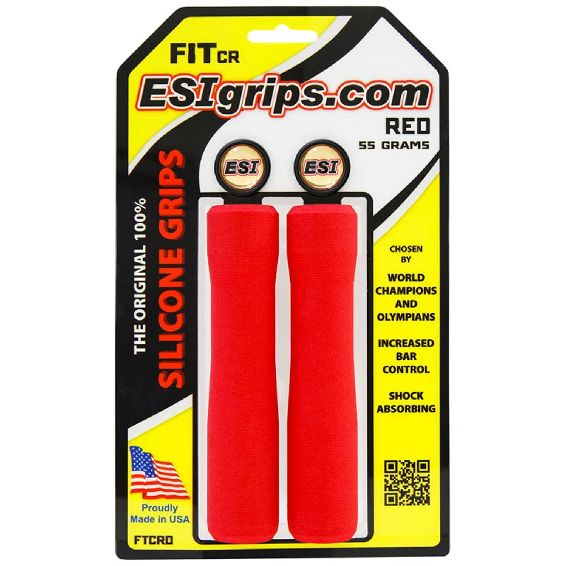 bicycle repair tires-Manopole Esigrips Fit CR - Rosso