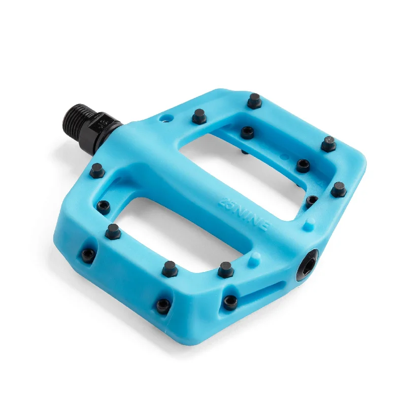 bicycle rust guard-Ronin Platform BMX Pedals - Blue