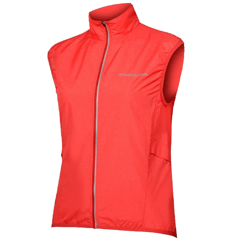 bicycle pump repair-Gilet donna Endura Pakagilet - Arancio