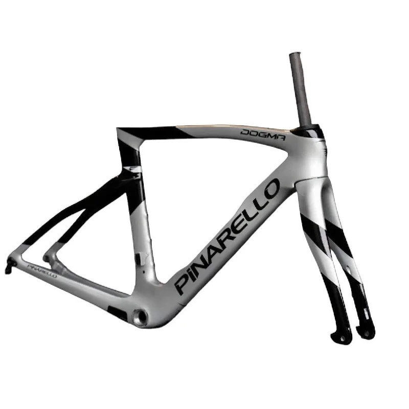 bicycle urban frame-Dogma F Disk Frameset - Speedster Silver