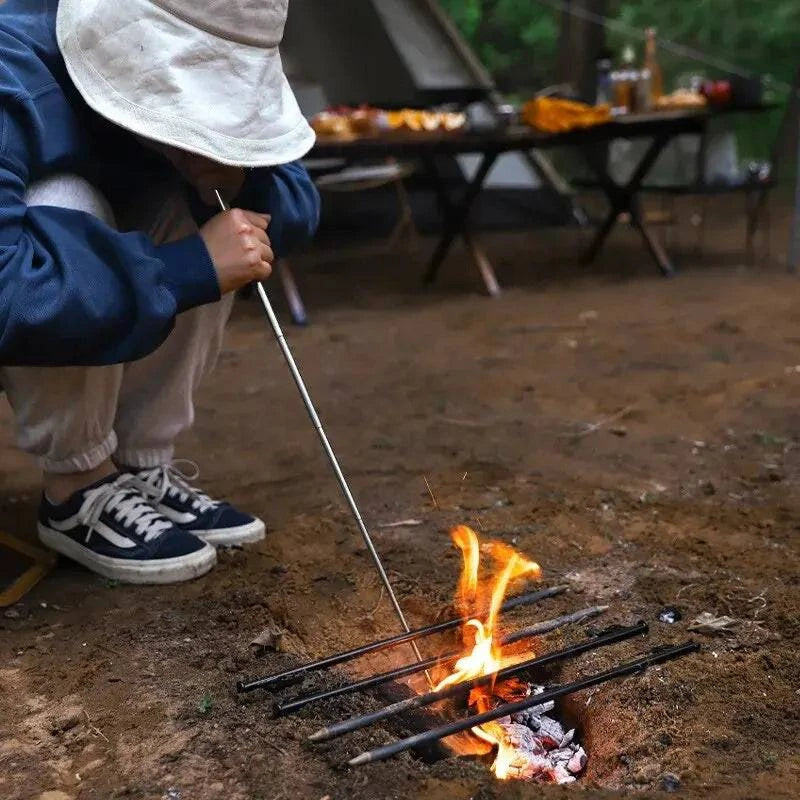 bicycle track frame-Outdoor Camping Blow Fire Tube Blowpipe Collapsible High Effective Tiny Beach Garden Tool Camping Equipment Blowing Fire Stick