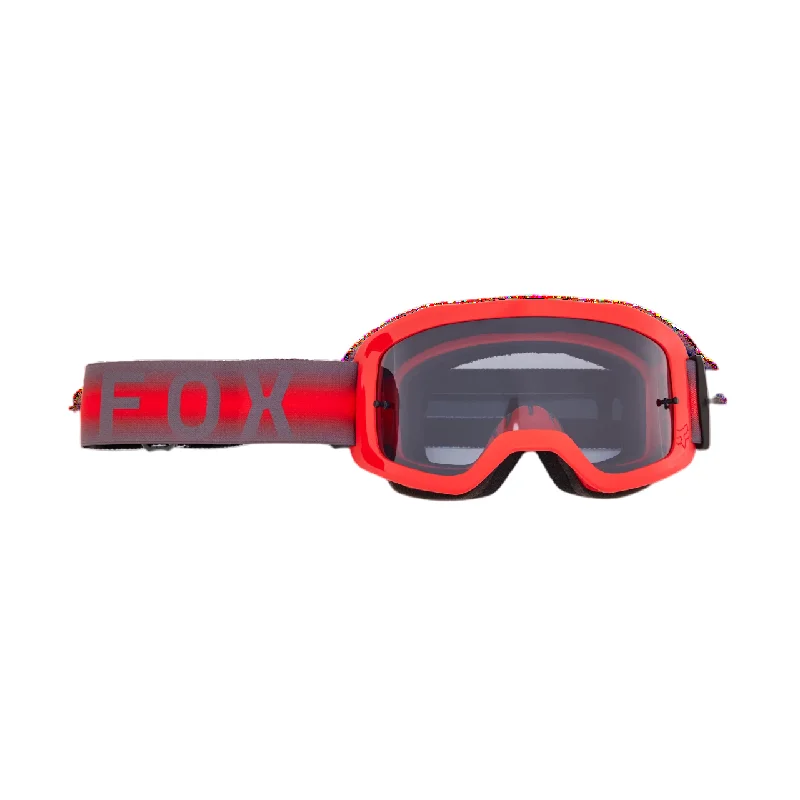 bicycle paint touch-up-Fox Racing Main Interfere Goggle - Smoke - Flo Red