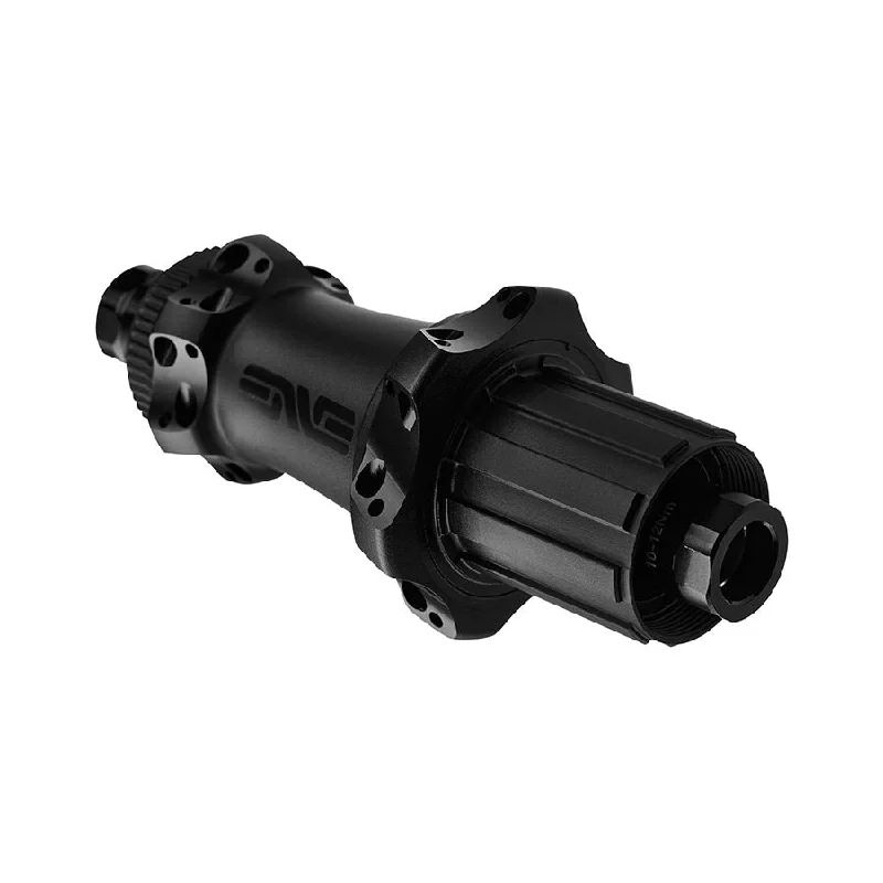 bicycle lubricant type-ENVE INNERDRIVE CL Rear Disc Hub Rear 24H 12mm TA 142mm Shimano HG Black