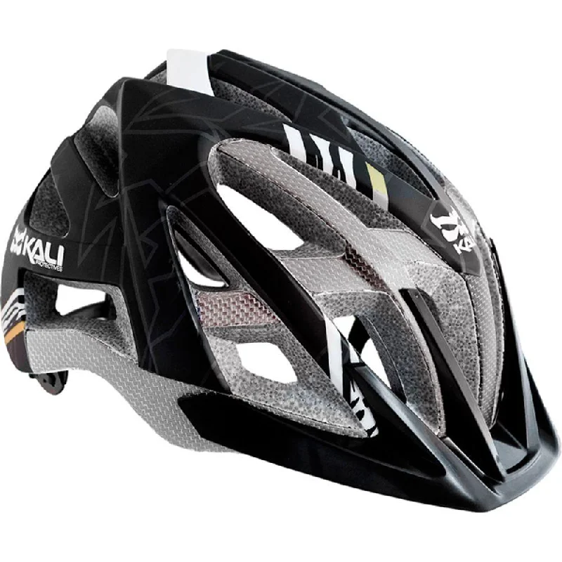 bicycle derailleur tune-Kali Avita Composite MTB Helmet - Zebra - Black