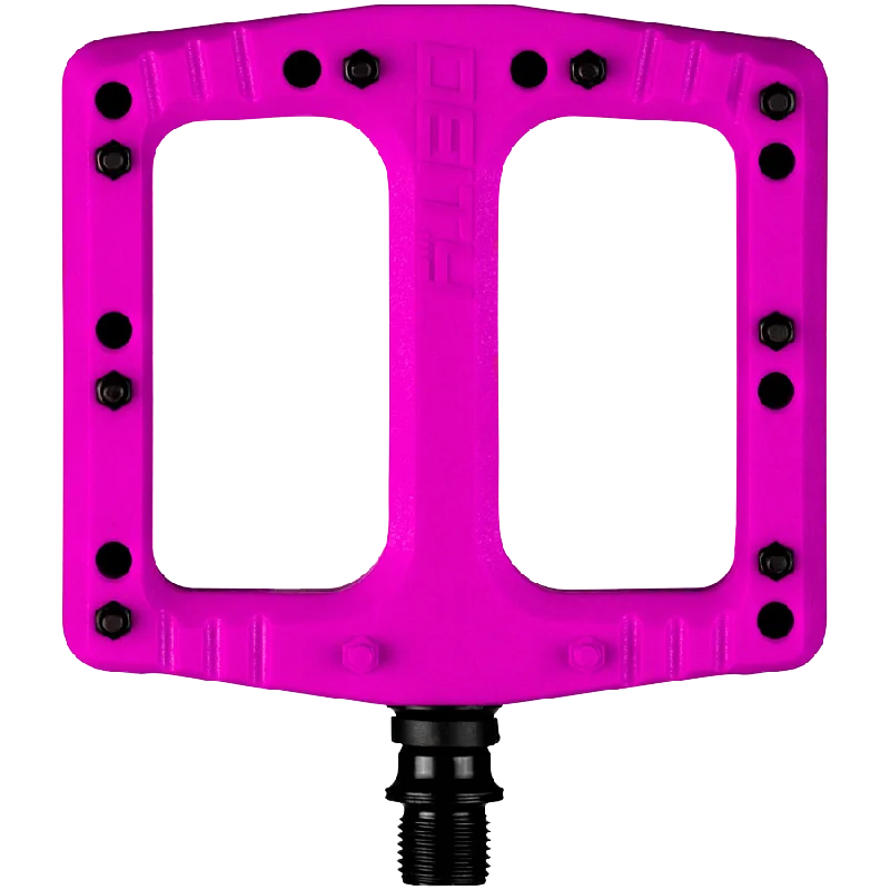 bicycle pedal lube-Deftrap Pedal Platform 9/16" - Pink