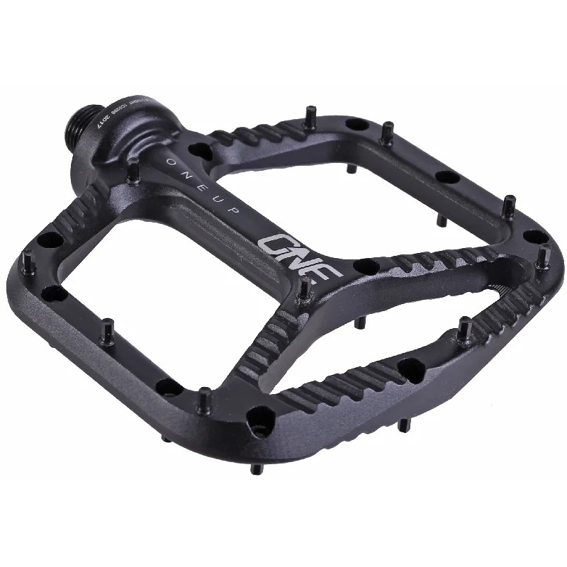 bicycle pad bedding-OneUp Components Aluminum Platform Pedals Black