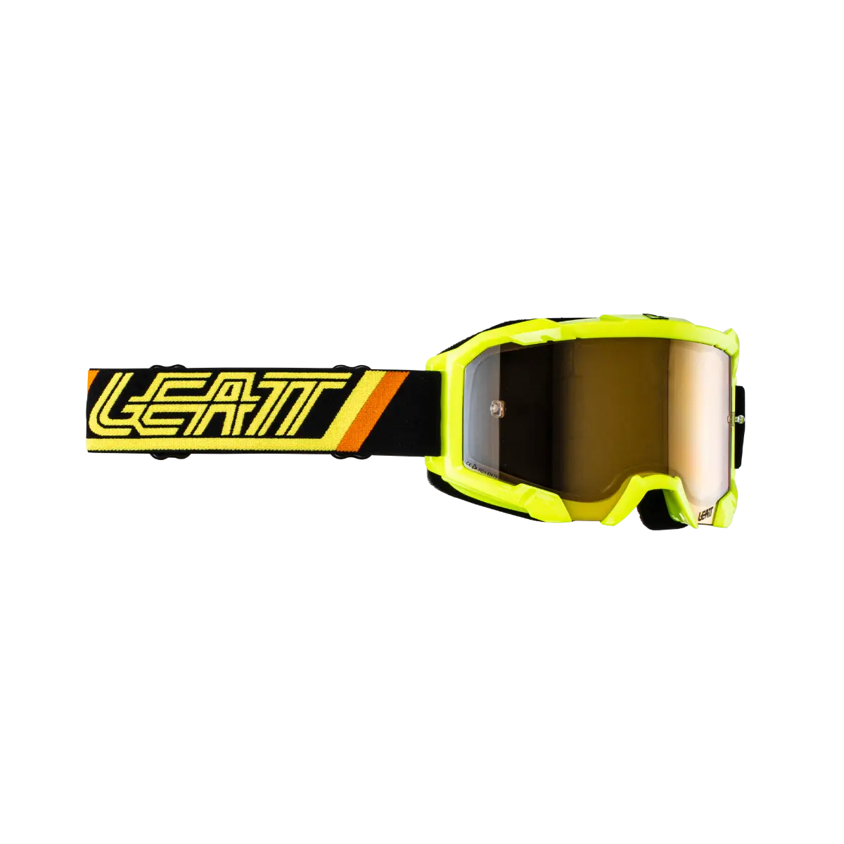 bicycle tension adjustment-Leatt Velocity 4.5 Iriz MTB Goggle - Citrus-Bronze - 2024