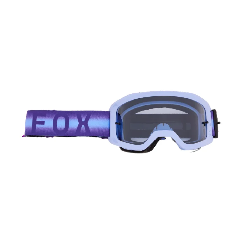 bicycle cleaner spray-Fox Racing Main Interfere Goggle - Smoke - Purple