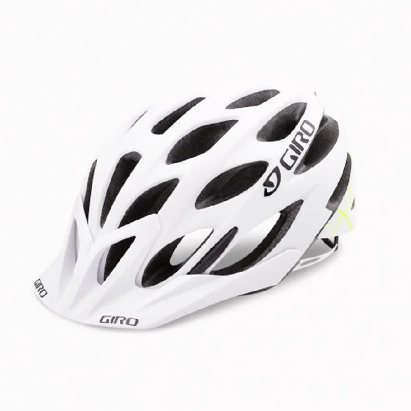 bicycle track tires-Giro Phase MTB Helmet - Matt White-Lime - 2017