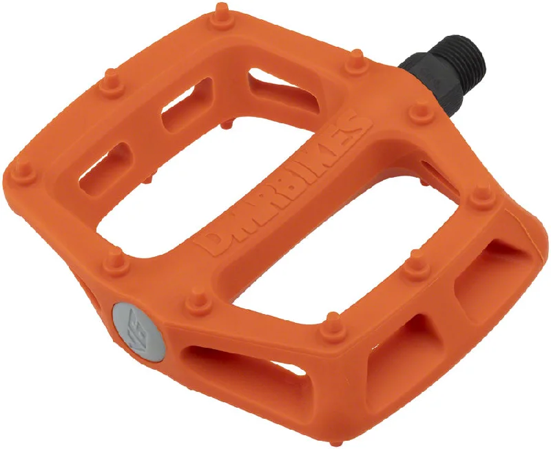 bicycle jump frame-DMR V6 Pedals - Platform Plastic 9/16" Orange