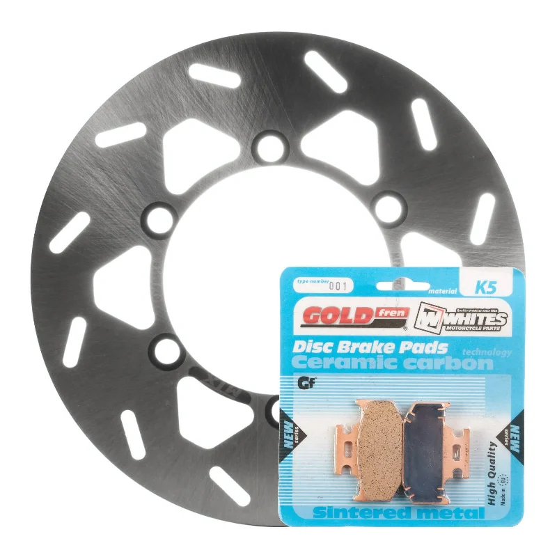 bicycle charity tires-BRAKE DISC & PAD REAR KIT - KAW KDX200 95-08