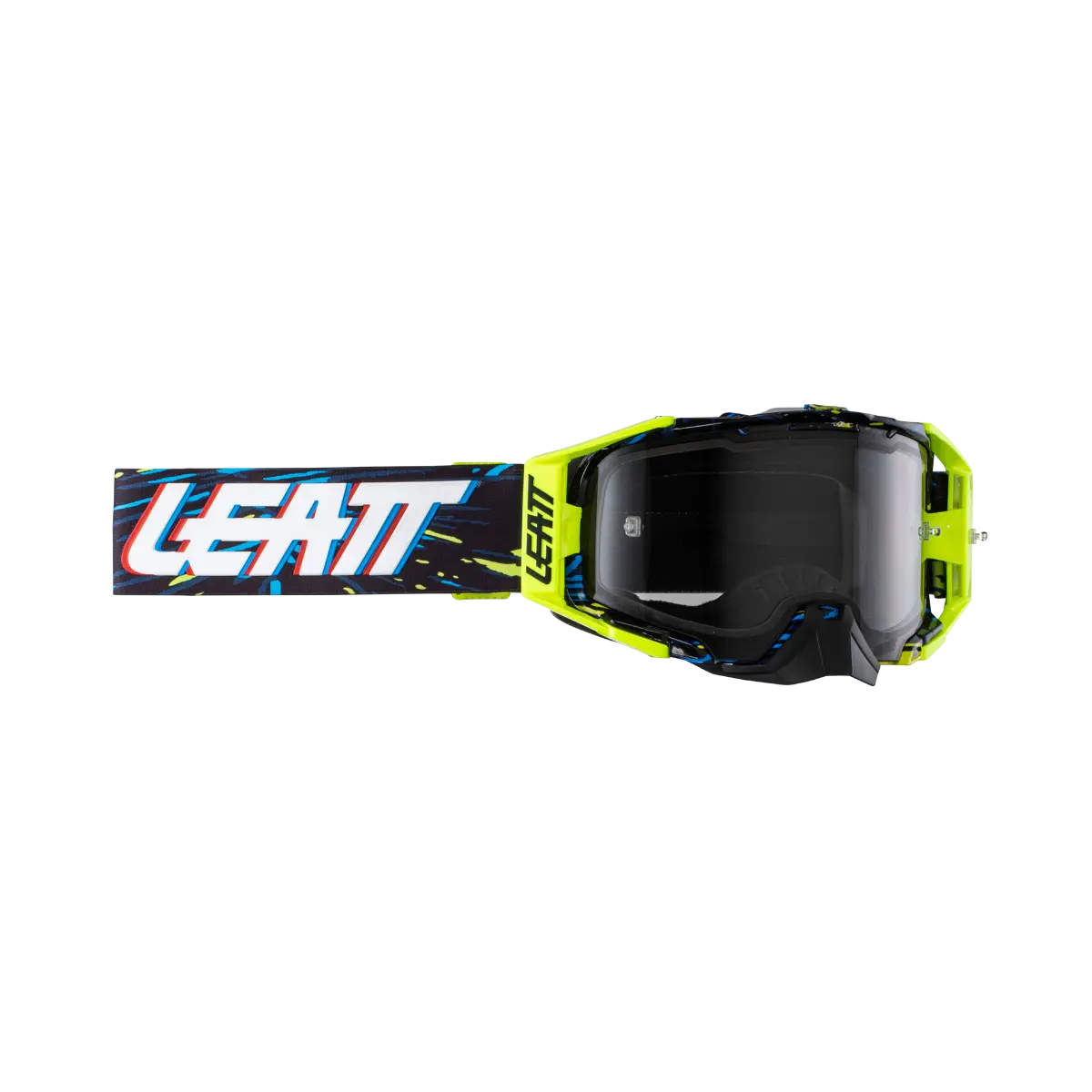 bicycle handlebar swap-Leatt Velocity 6.5 MTB Goggle - Lime-Light Gray - 2024