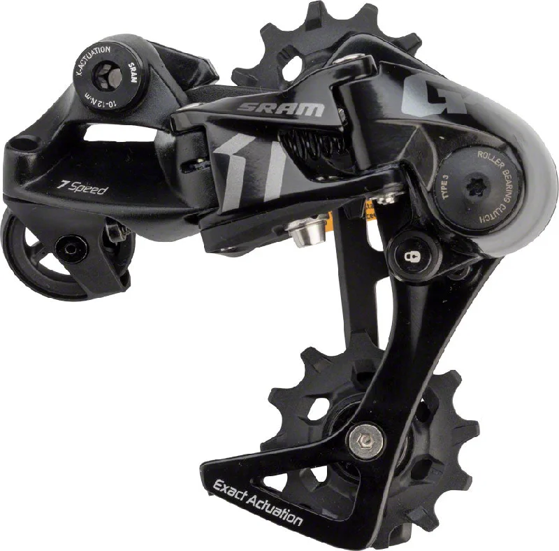 bicycle oil change-SRAM GX DH Rear Derailleur - 7 Speed, Medium Cage, Black