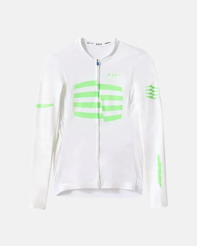 bicycle bearing upgrade-Women's Sphere Pro Hex LS Jersey - White