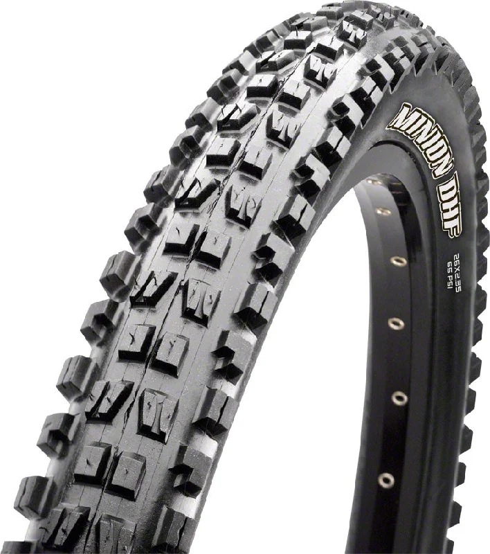 bicycle horn frame-Maxxis Minion DHF Tire - 29 x 2.3 Tubeless Folding Black 3C Maxx Terra EXO