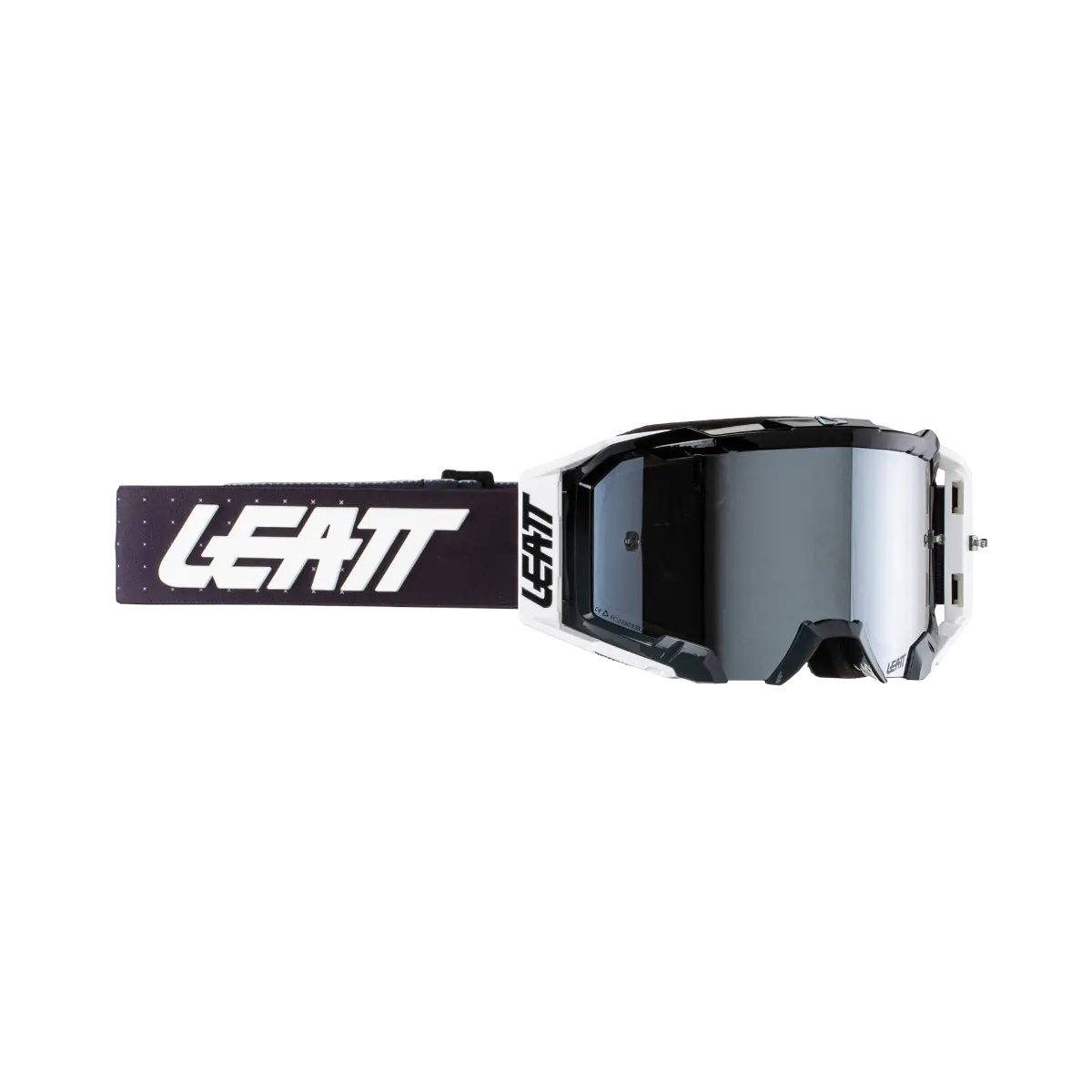 bicycle paint finish-Leatt Velocity 5.5 Iriz MTB Goggle - Graphite-Platinum - 2024