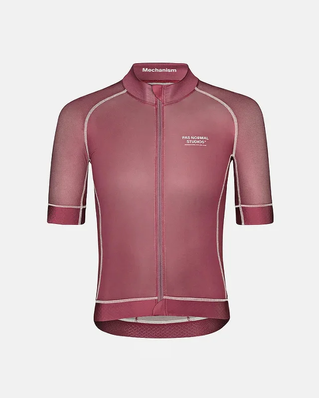 bicycle gear shield-Mechanism Jersey - Dusty Mauve